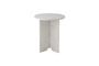 Miniature Jasmia white marble side table Clipped