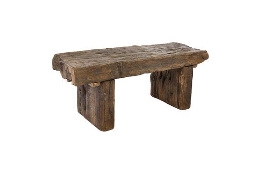 Jason brown wooden bench Clipped