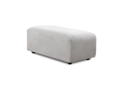 Jax ottoman in light grey Jax Clipped