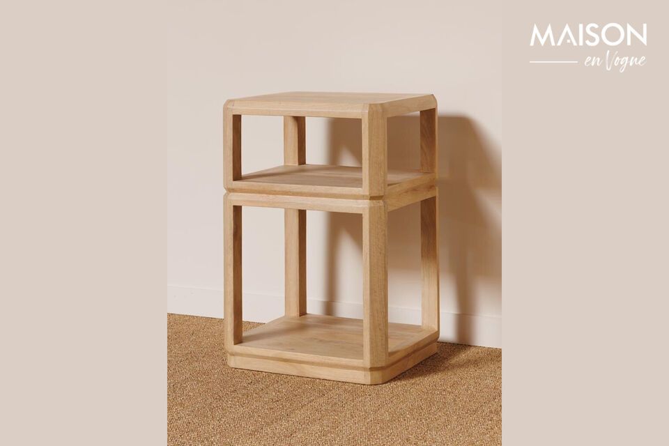 Discover elegant simplicity with our Jill Clear Wood Bedside Table