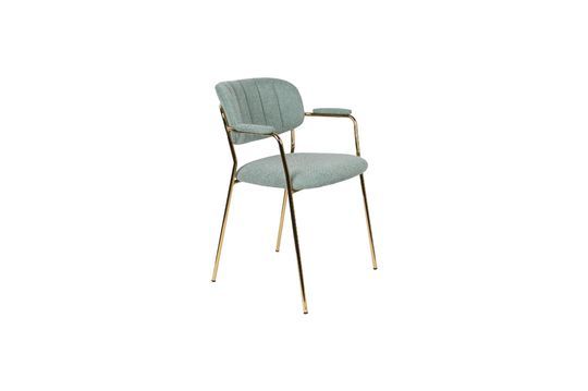 Jolien Armchair Gold and light green