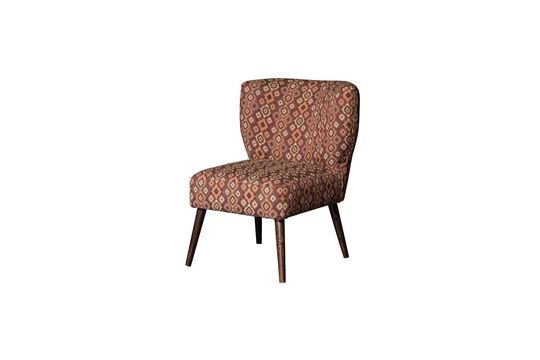 Joshua dark wood armchair Clipped