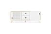 Miniature Kabino ash and white metal sideboard 1