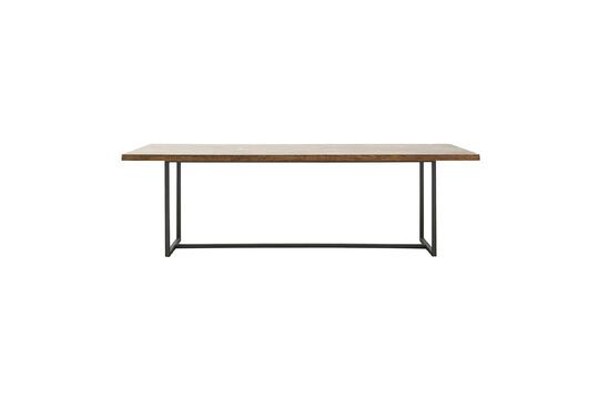 Kant large dining table in dark wood Clipped