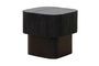 Miniature Kaoru black wooden side table Clipped