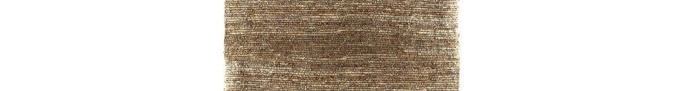 Material Details Kathu light jute rug