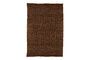 Miniature Kathu rust jute carpet Clipped