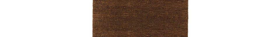 Material Details Kathu small rust jute rug