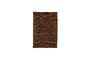 Miniature Kathu small rust jute rug Clipped