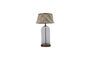 Miniature Kazan table lamp in clear glass Clipped