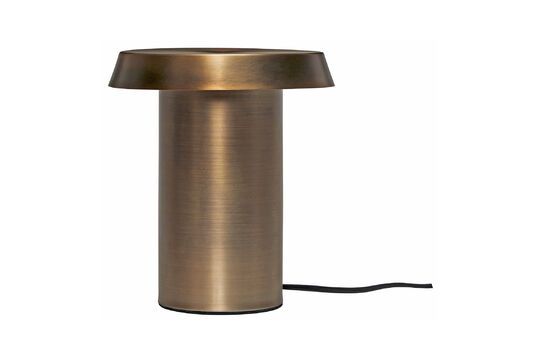 Keen brown metal table lamp Clipped