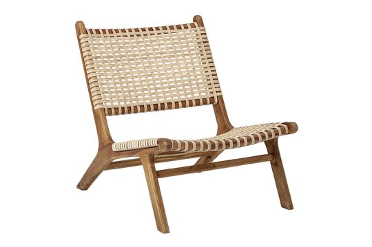 Keila teak lounge chair Clipped