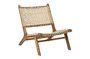 Miniature Keila teak lounge chair Clipped