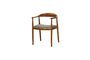 Miniature Kenzie dark wood chair Clipped