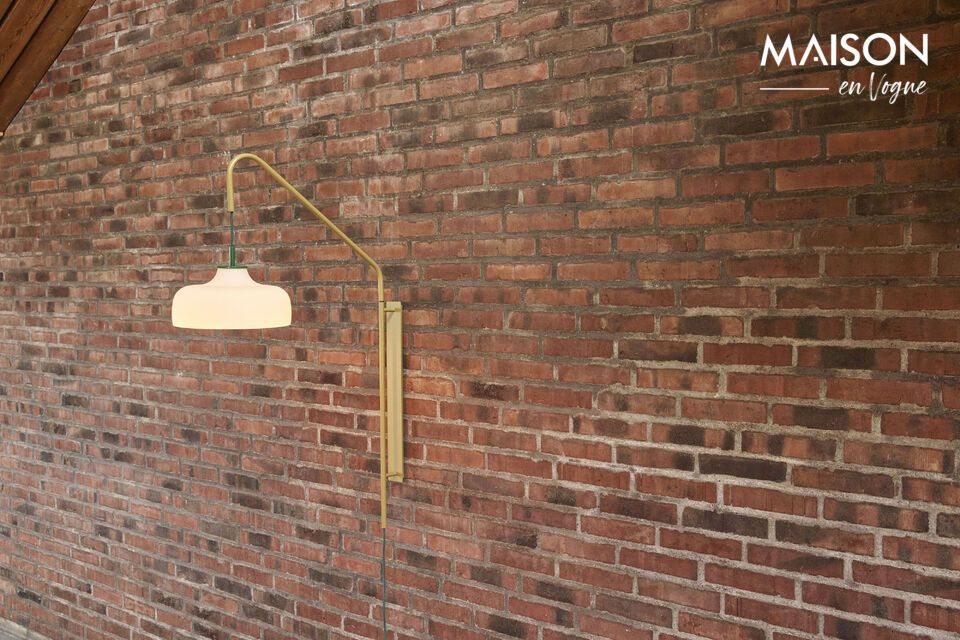 With its unique look, this wall sconce is much more than just a light fixture.