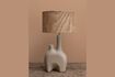 Miniature Kharai taupe stoneware table lamp 1