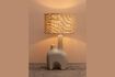 Miniature Kharai taupe stoneware table lamp 2