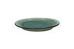 Miniature Kimo turquoise stoneware dessert plate 1