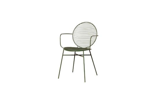 Klara green metal chair Clipped