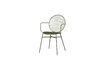 Miniature Klara green metal chair 5