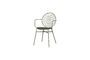 Miniature Klara green metal chair Clipped