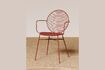 Miniature Klara red metal chair 1