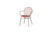 Miniature Klara red metal chair 5