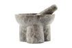 Miniature Kulti grey marble mortar 1