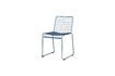 Miniature Kwadro blue metal chair 5