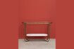 Miniature Lahori copper metal console 3