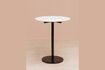 Miniature Lana white marble dining table 1