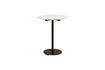 Miniature Lana white marble dining table 5