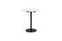 Miniature Lana white marble dining table Clipped