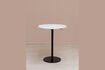 Miniature Lana white marble dining table 4