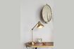 Miniature Lara gold-tone metal mirror 3