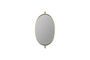 Miniature Lara gold-tone metal mirror Clipped