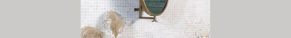 Material Details Lara gold-tone metal mirror