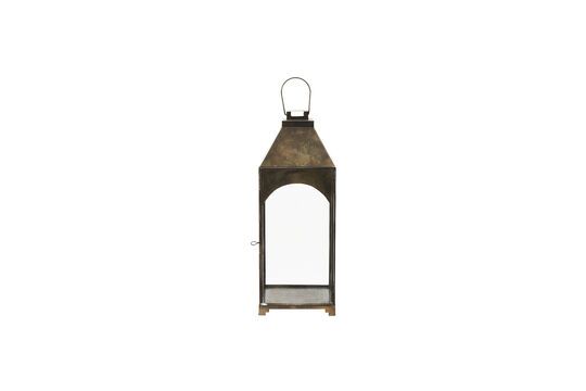 Large Arch gilt metal lantern Clipped