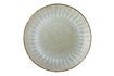 Miniature Large beige stoneware plate Flower 1