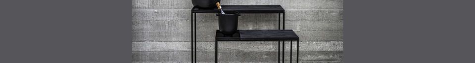 Material Details Large black aluminium Lisa champagne bucket