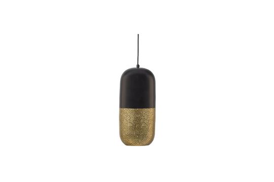 Large black and gold metal hanging lamp Tirsa