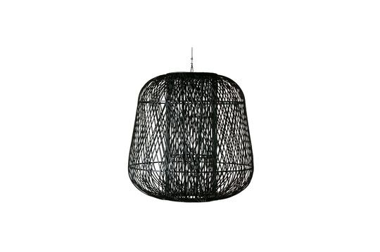 Large black bamboo lamp Moza