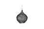 Miniature Large black Mesh metal suspension Clipped