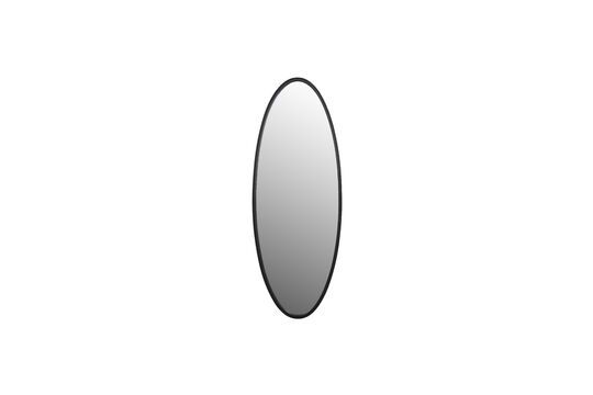 Large black metal mirror Matz