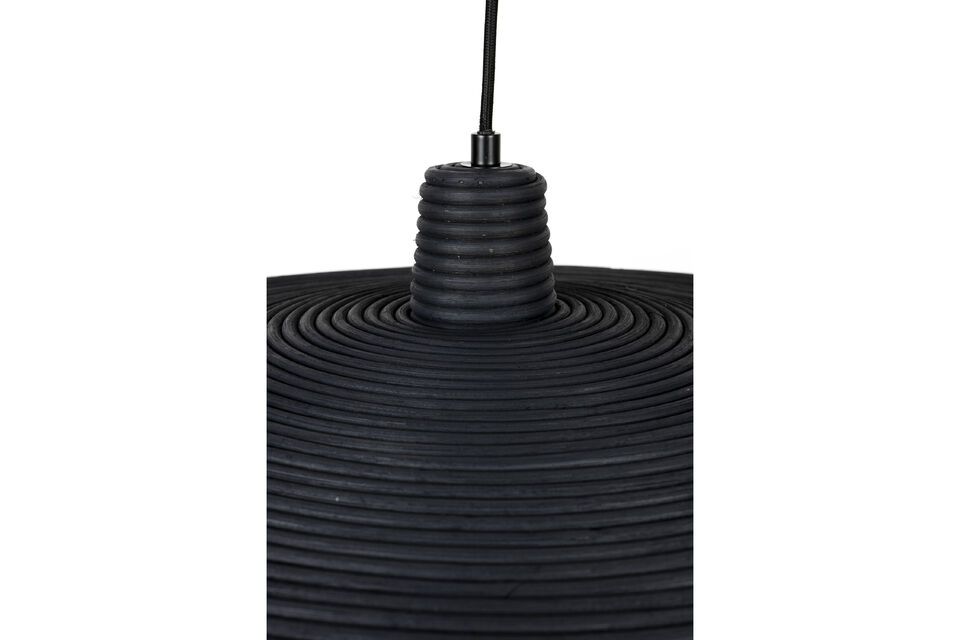 Large black rattan suspension Balance - 2