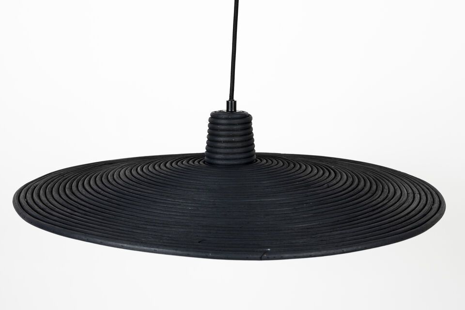 Large black rattan suspension Balance - 3