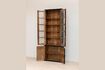 Miniature Large black wooden display cabinet Auriac 6