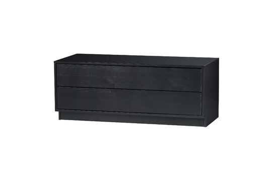 Large black wooden tv stand Finca