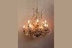 Miniature Large brown metal chandelier Rambouillet 1