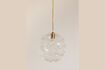 Miniature Large clear glass suspension Atom 2